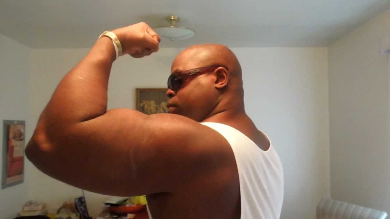 Got Muscles Big B Flexing N White Wife Beater Youtube 