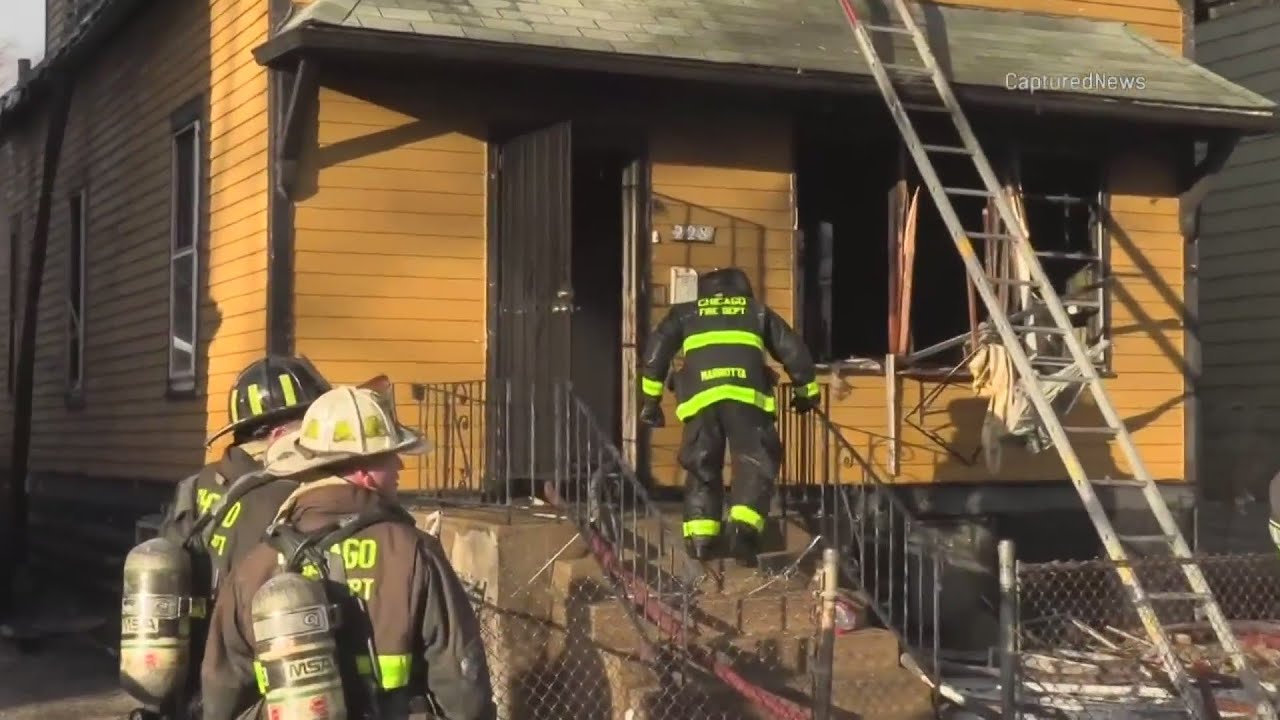 7 Firefighters Injured Fighting Fire At Roseland Home - YouTube