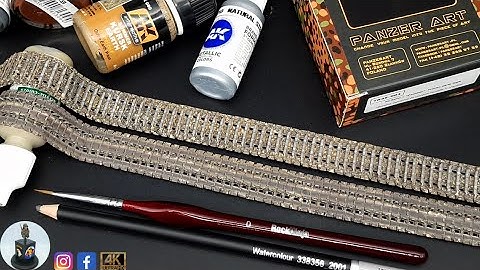 Painting and Weathering Scale Model Tank Tracks - A Quick Guide!