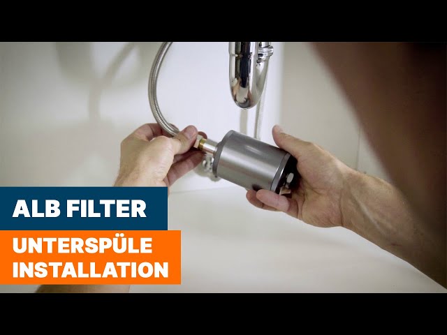 Alb Filter  Trinkwasserfilter Unterspüle Installation