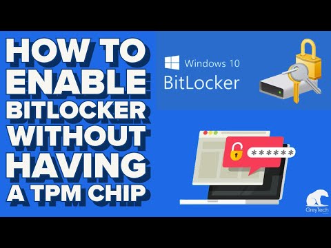 How to enable BitLocker without having a TPM Chip 2024