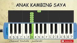 not pianika anak kambing saya - lagu daerah nusantara indonesia - belajar pianika not angka  - Durasi: 1:30. 