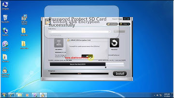 Password protect SD Card with Encrypt Software