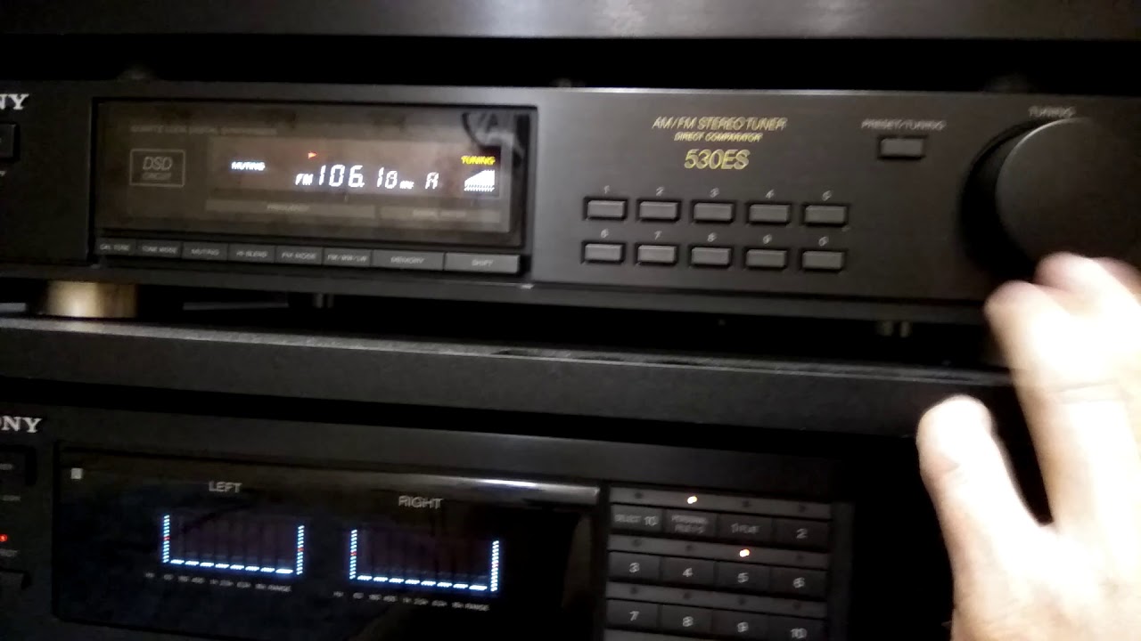 ФМ тюнер / FM Tuner SONY 530ES - YouTube