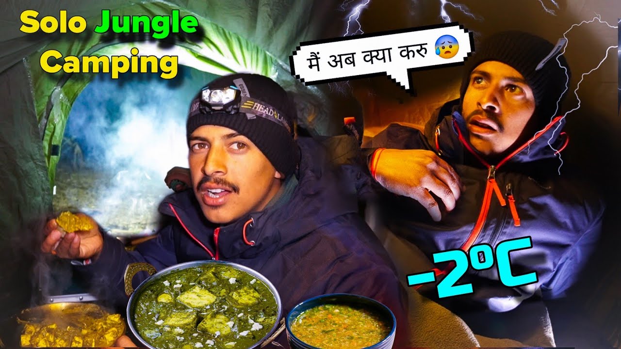 Solo Scary Night Camping In Uttarakhand Forest | Winter Night Camping India | Unknown Dreamer 