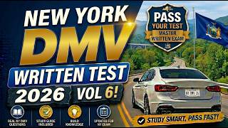 New York DMV Written Test 6 | 50 Real Test Questions | Pass NY DMV Permit Test 2026 #dmvpracticetest