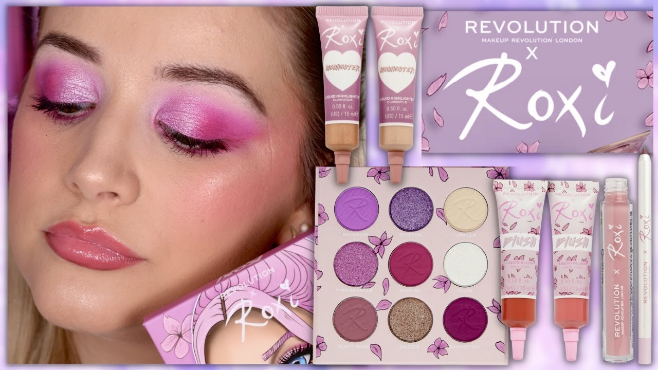 Cherry revolution. Makeup Revolution Roxi. Makeup Revolution Blusher Reloaded.