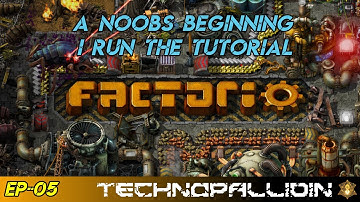 EP-5: Noob Plays Factorio.  Tutorial missions - TRAINS!