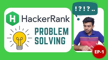 Getting started with Problem Solving in HackerRank | English | code io