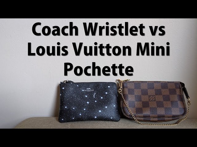 Louis Vuitton Mini Pochette vs. Coach Wristlet - Comparing Quality