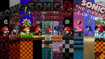 Sonic.exe The Disaster 2d Remake - (Almost) Every Mod With A Map Reskin Gameplay (3K Subs Special!)