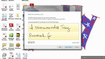 Tablet PC: Improving handwriting recognition