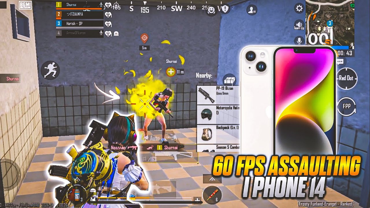 Iphone 14 bgmi montage | iPhone 14 bgmi lag fix iPhone14 new event 4.3 update lag 🥲