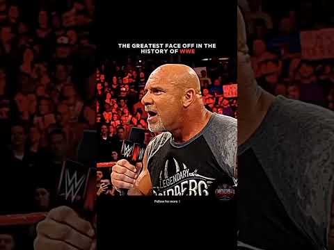 THE GREATEST FACE OFF IN THE HISTORY OF WWE 💀#goldberg #brocklesnar #undertaker #fyp
