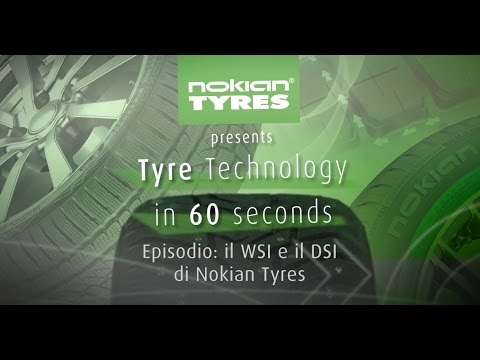 Tyre technology in 60 seconds: Nokian WSI and DSI, Italian subtitles