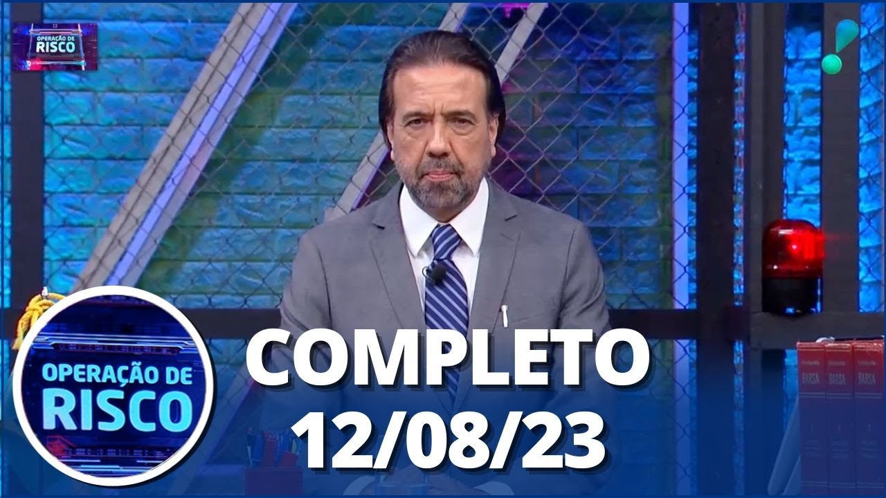 Operação de Risco: Drone do tráfico, investigação de golpe e mais (12/08/23) | Completo