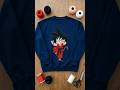 Restaurando el estilo guerrero con este bordado de lujo de Goku en mi sudadera... 😱🐉✨