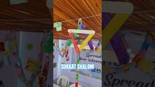 A Quick Look At The Sukkah Decorations Made By Children For The Sukkot Jewish Festival In Manila
