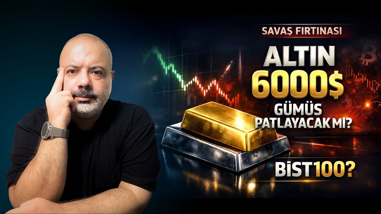 🚨 Savaş Başladı! Altın 6000$? | Gümüş Patlar mı? BTC & BIST Alarm 💥