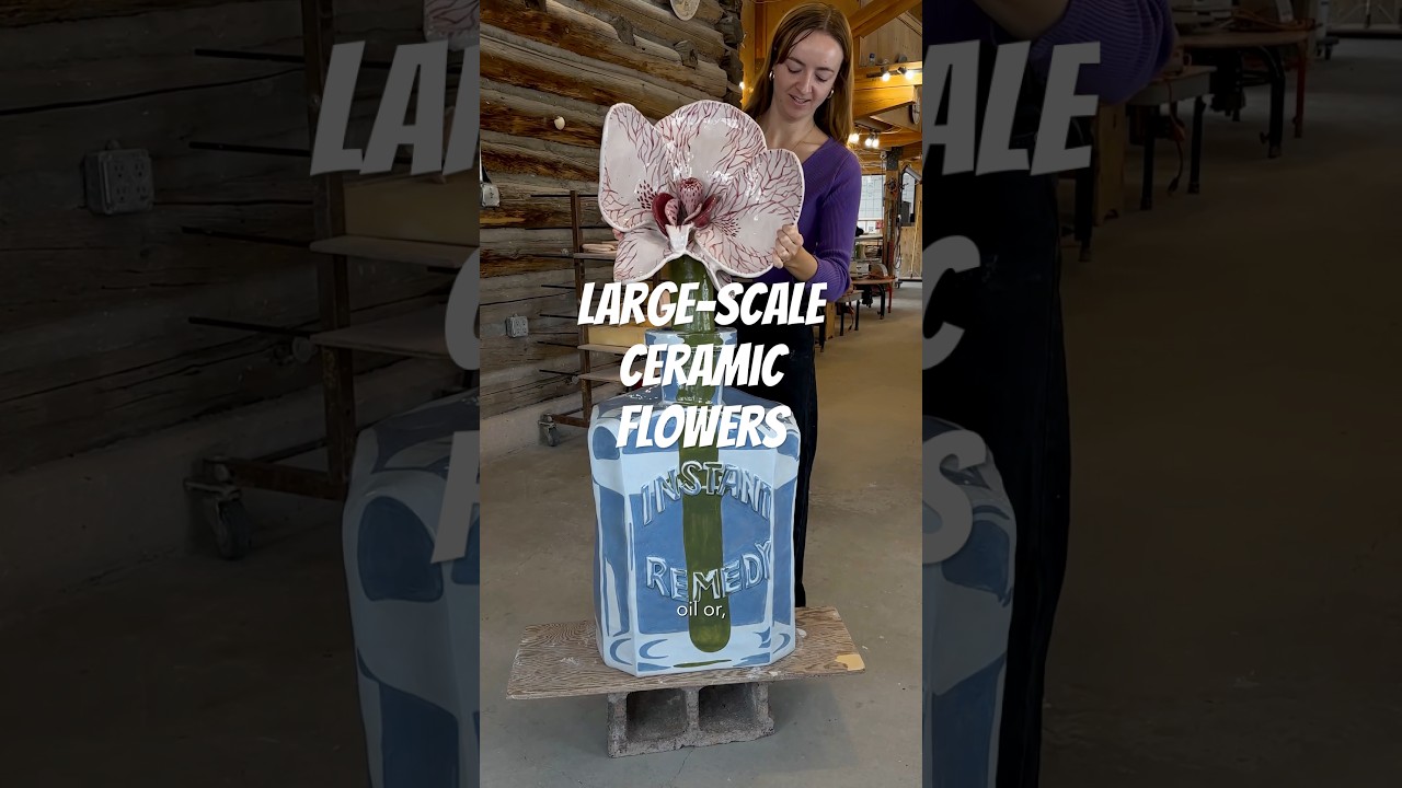 Making large scale ceramic sculptures with Artist-in-Residence Annie Duncan.