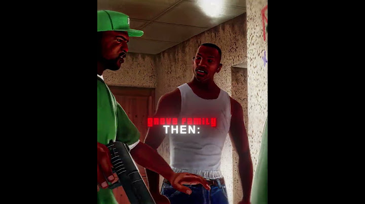 Grove Street Family Now vs. Then 💀 #gtasanandreas #shorts