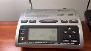 (EAS #545): WXJ46 Required Weekly Test