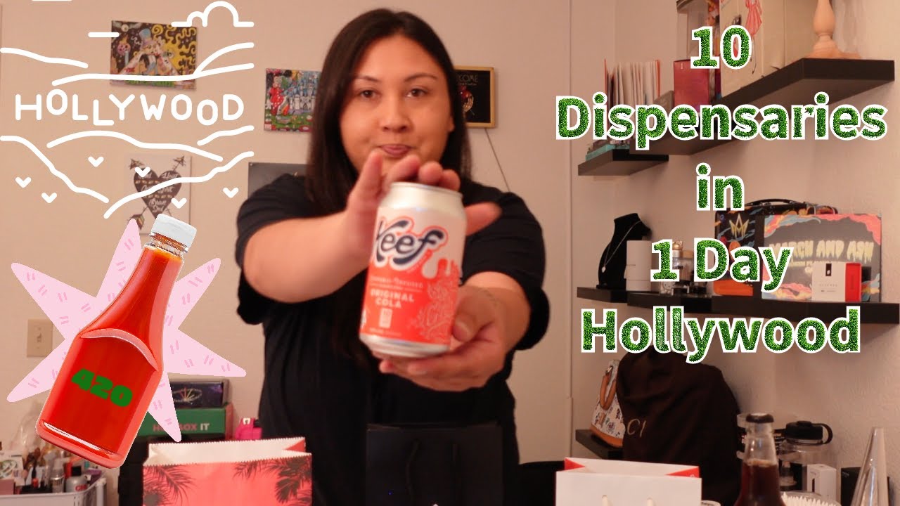 I visited 10 Dispensaries in 1 Day in Hollywood CA Edition Ep. 3