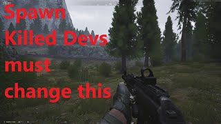 Spawnkilled 3 seconds in, cheater caught recorder, Game Devs need to fix this at once