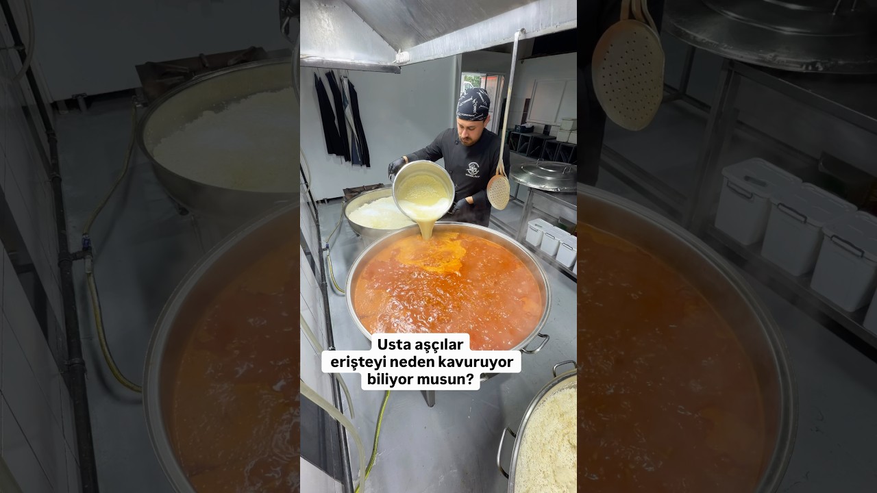 Usta aşçılar erişteyi neden kavuruyor biliyor musun?