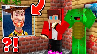 Why WOODY.EXE from TOY STORY attack house JJ and Mikey at night! Challenge from Maizen!