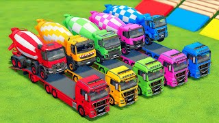 Download Lagu TRANSPORTING ALL COLORFUL MIXER TRUCK WITH MAN FLATBED TRAILER TRUCK ! VOLVO, MERCEDES, IVECO -FS22 MP3 Download Lagu TRANSPORTING ALL COLORFUL MIXER TRUCK WITH MAN FLATBED TRAILER TRUCK ! VOLVO, MERCEDES, IVECO -FS22 MP3