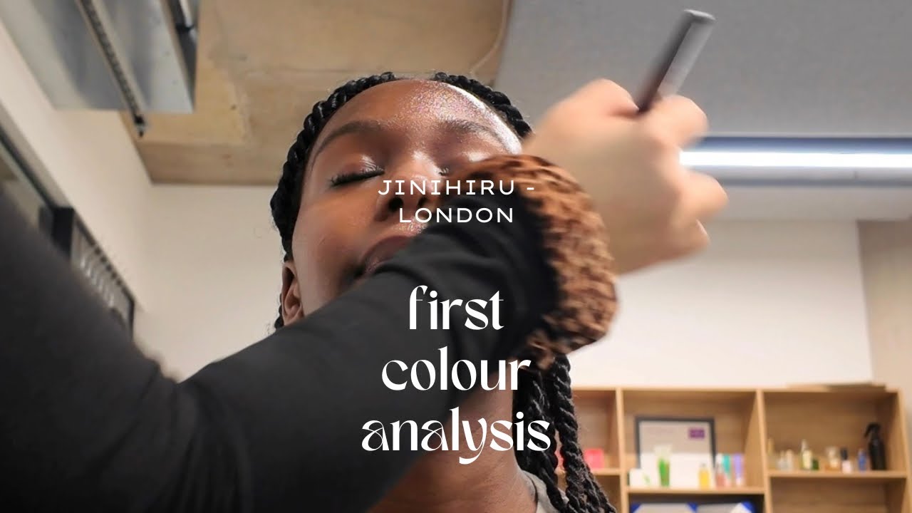 FIRST TIME trying korean colour analysis at Jinihiru 