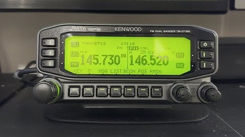How to configure the Kenwood TM-D710 for use with Winlink