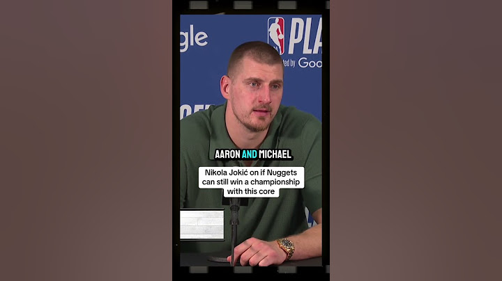 Jokić: “We Didn’t Win… So We Can’t.” 😬🏀