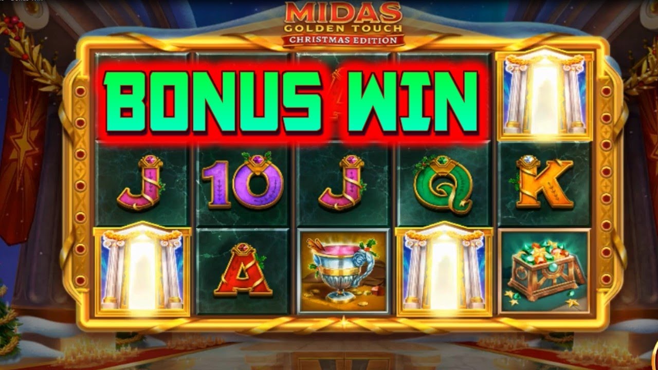 Midas Golden touch Christmas - Bonus Win🎅🎄 - YouTube