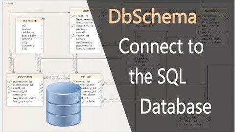 Connect to SQL Databases using DbSchema