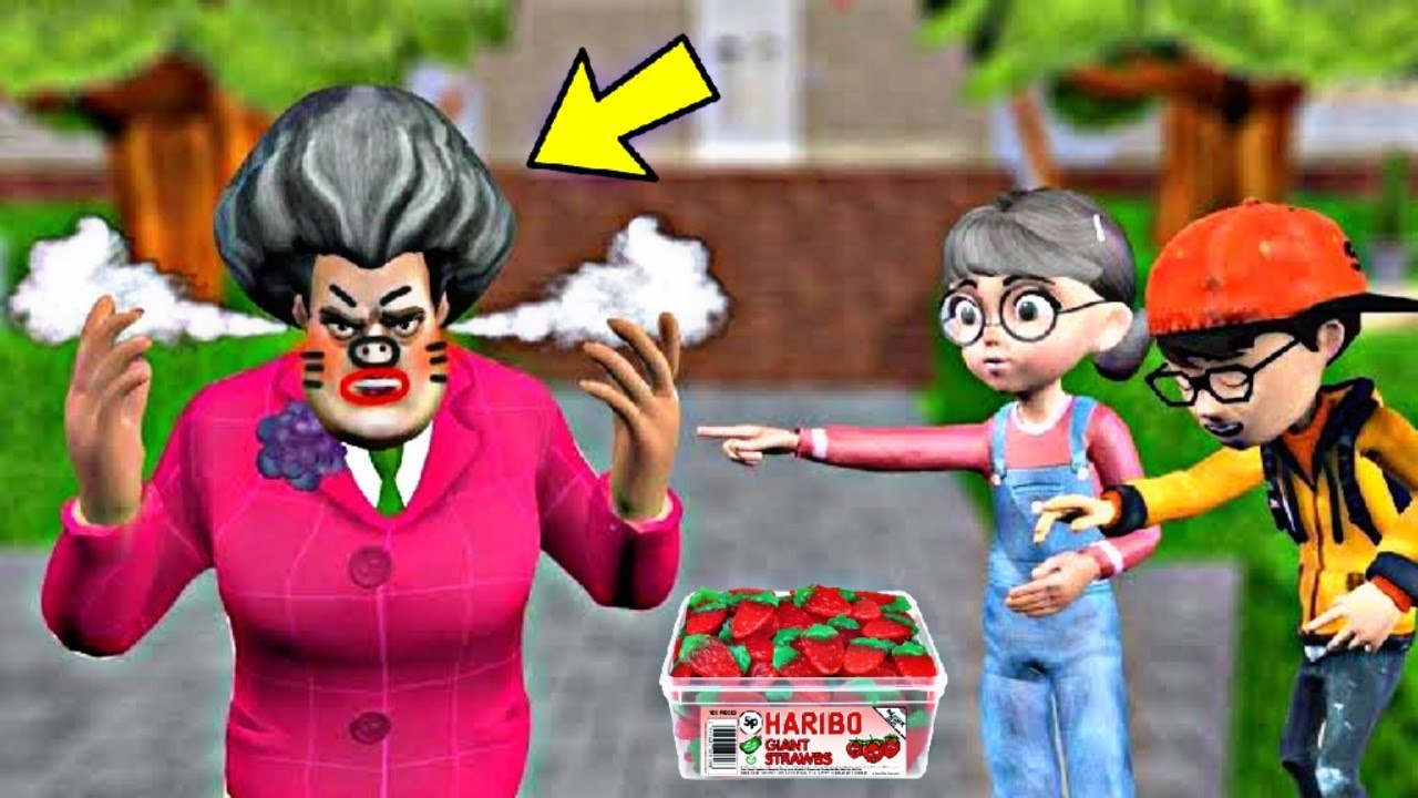 المعلمة الشريرة في البيت الجديد l لعبة المعلمة الشريرة scary teacher 3d