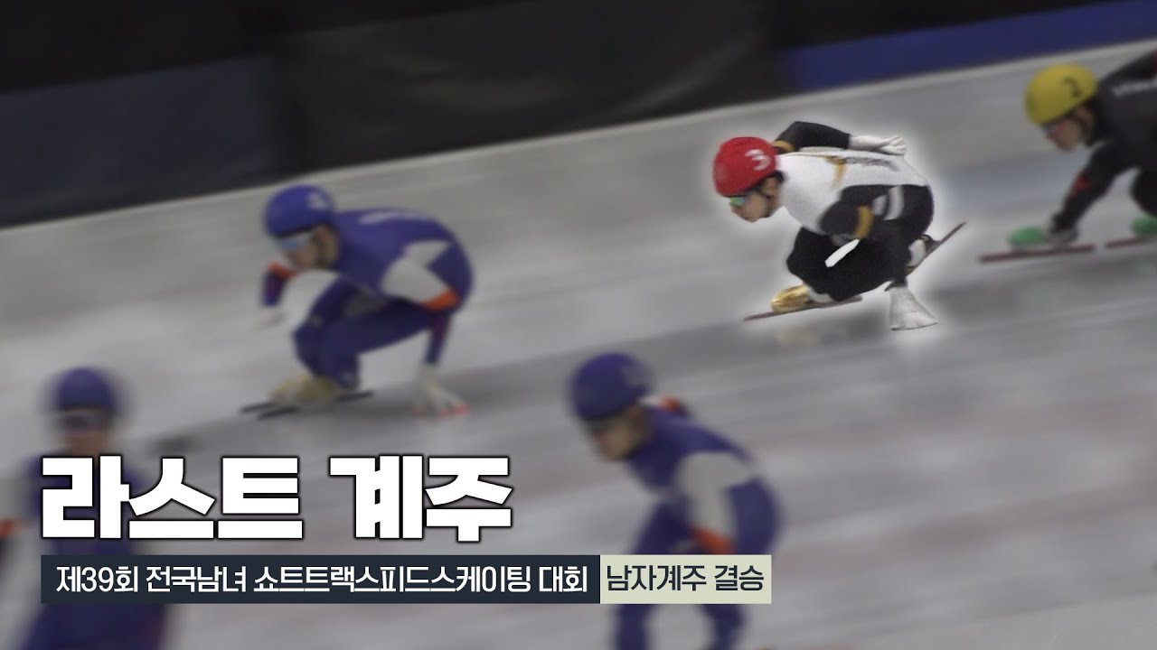 라스트 계주 | 제39회 회장배 전국남녀 쇼트트랙스피드스케이팅 대회 남자계주