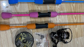 Combo  câu tôm cần hk 02 nai nai đầy đủ về là ráp vào câu, 370.000 bao ship toàn quốc