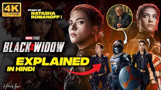 Black Widow (2021) 4K Film Explained in Hindi/Urdu | Black Widow Summarized in हिन्दी | UHD
