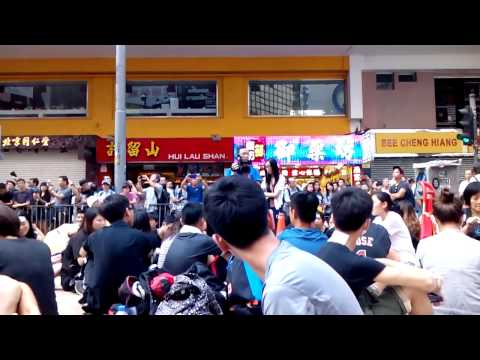 和平集會學生，銅鑼灣高歌 光輝歲月