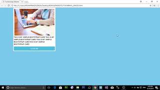 CREATING BOOTSTRAP CARDS WITH THUMBNAILS USING BOOTSTRAP (URDU / HINDI)