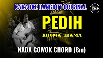 PEDIH - RHOMA IRAMA || KARAOKE DANGDUT ORIGINAL || NADA COWOK