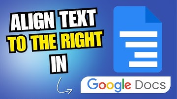 How To Align Text To The Right In Google Docs
