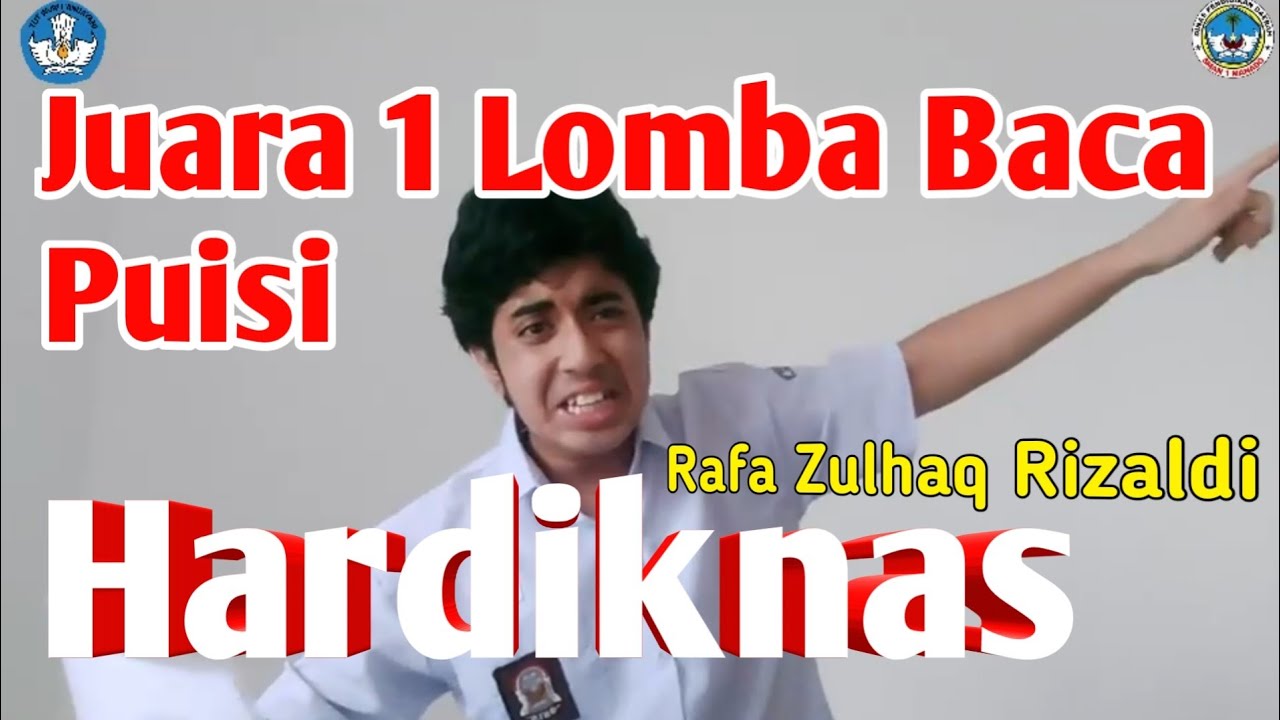 Juara 1 Lomba Baca Puisi Hardiknas | Rafa Zulhaq Rizaldi