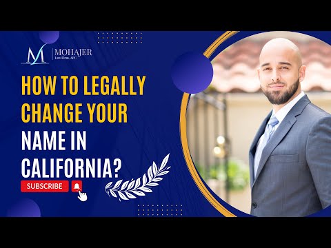 How To Legally Change Your Name In California: Name Change Procedure by Top Family Law Attorney LA