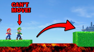 Luigi is NOT ALLOWED to MOVE in this tricky Puzzle Course
