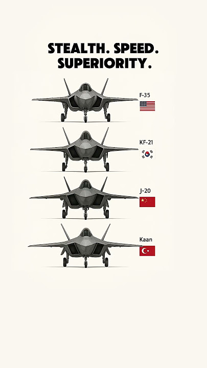 F-35 vs J-20 vs KF-21 vs KAAN: The 5th Gen Face-Off
