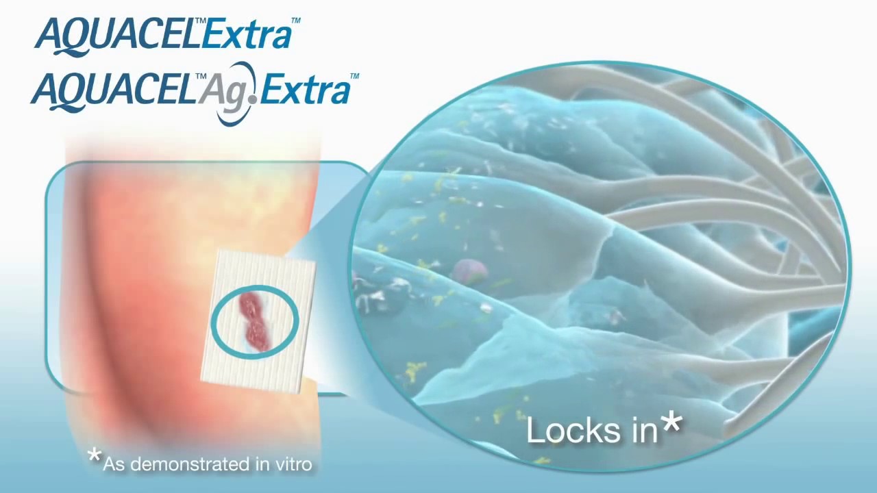 Convatec Medical Supplies 422299 - Aquacel Advantage AG Hydrofiber Dressing 4 X 5 Single Dressing