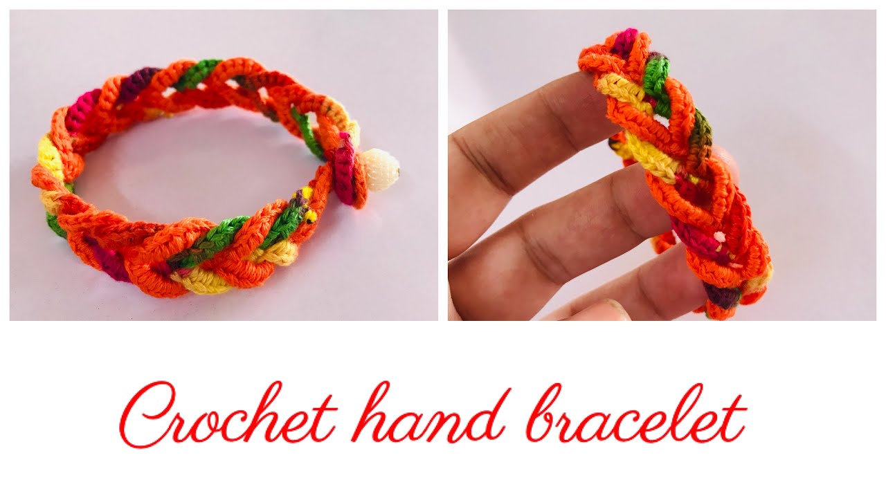 small crochet bracelet – La Bobineuse